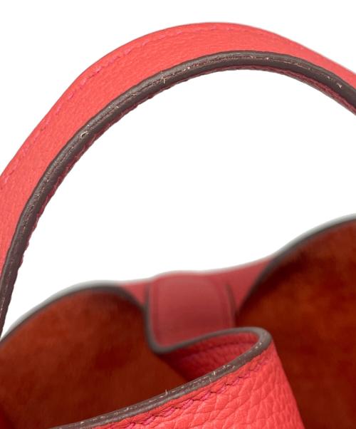 HERMES（エルメス）HERMES (エルメス) ピコタン ロック PM/ゴールド金具/トリヨンクレマンス/レッド系/U刻印 レッド サイズ:PMの古着・服飾アイテム