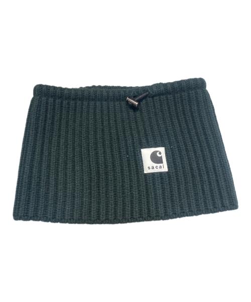 sacai（サカイ）sacai (サカイ) Wool Knit Neck Warmer グリーンの古着・服飾アイテム