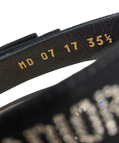 Christian Dior（クリスチャン ディオール）Christian Dior (クリスチャン ディオール) J'A DIOR スリングバック ブラック サイズ:35 1/2の古着・服飾アイテム