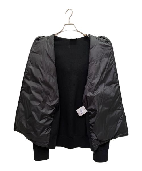 MONCLER（モンクレール）MONCLER (モンクレール) 袖切替ダウンジャケット/CARDIGAN TRICOT ブラック サイズ:XLの古着・服飾アイテム