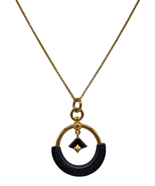 HERMES（エルメス）HERMES (エルメス) 《ループ・メドール》 PM ゴールド×ブラック サイズ:PMの古着・服飾アイテム