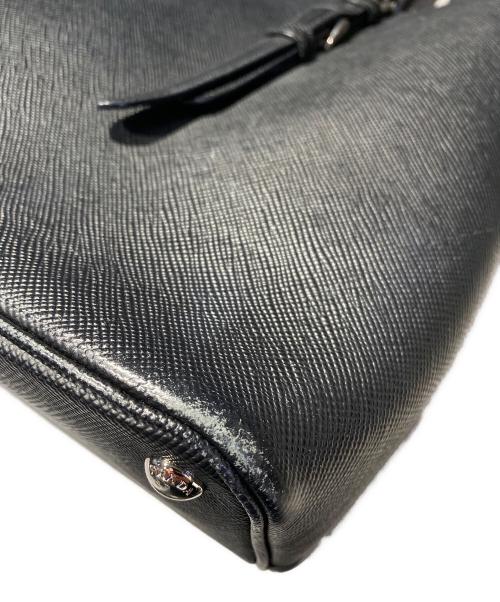 PRADA（プラダ）PRADA (プラダ) ガレリア/2WAYバッグ ネイビー×レッドの古着・服飾アイテム