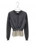 RED VALENTINO（レッドヴァレンティノ）の古着「レースカーディガン」｜グレー