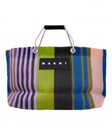 MARNI（マルニ）の古着「フラワーカフェ トートバッグ」｜マルチカラー