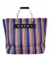 MARNI（マルニ）の古着「フラワーカフェ トートバッグ」｜ブルー×ピンク