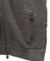 中古・古着 MONCLER (モンクレール) ニット切替 ダウンベスト/MAGLIONE TRICOT GILET グレー サイズ:L：60000円