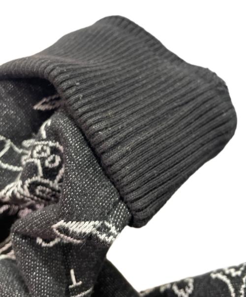 LOUIS VUITTON（ルイ ヴィトン）LOUIS VUITTON (ルイ ヴィトン) LVカートゥーンジャガードジップスルーブルゾン ブラック サイズ:Sの古着・服飾アイテム