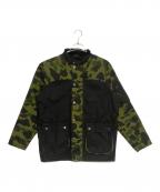 Barbour×A BATHING APEバブアー×ア ベイシング エイプ）の古着「 1ST CAMO INTERNATIONAL RAIN JACKET」｜カーキ