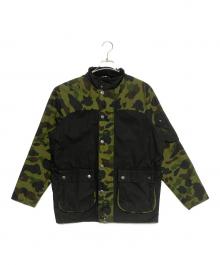 Barbour×A BATHING APE（バブアー×ア ベイシング エイプ）の古着「 1ST CAMO INTERNATIONAL RAIN JACKET」｜カーキ