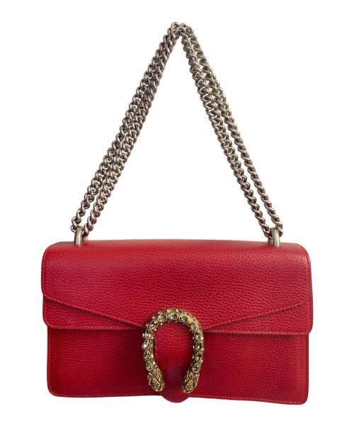 GUCCI（グッチ）GUCCI (グッチ) ショルダーバッグ レッドの古着・服飾アイテム
