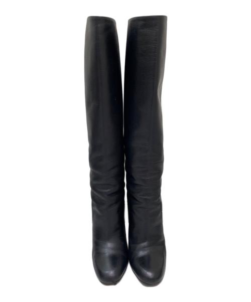 GUCCI（グッチ）GUCCI (グッチ) スタッズロングブーツ ブラック サイズ:36の古着・服飾アイテム