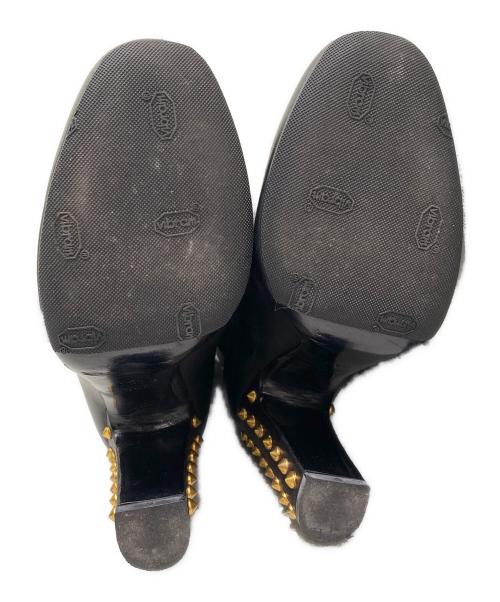 GUCCI（グッチ）GUCCI (グッチ) スタッズロングブーツ ブラック サイズ:36の古着・服飾アイテム