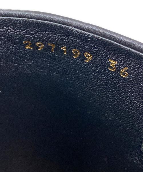 GUCCI（グッチ）GUCCI (グッチ) スタッズロングブーツ ブラック サイズ:36の古着・服飾アイテム