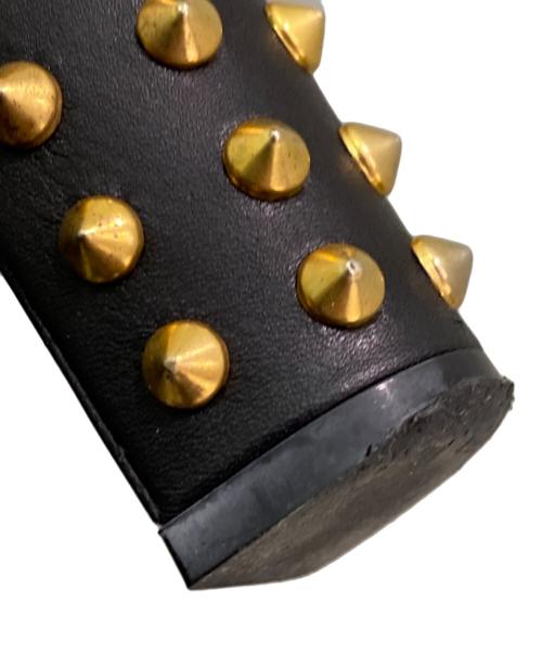 GUCCI（グッチ）GUCCI (グッチ) スタッズロングブーツ ブラック サイズ:36の古着・服飾アイテム