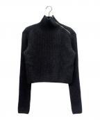 HERMESエルメス）の古着「ウール ハイネックニット」｜グレー