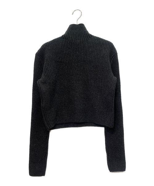 HERMES（エルメス）HERMES (エルメス) ウール ハイネックニット グレー サイズ:36の古着・服飾アイテム