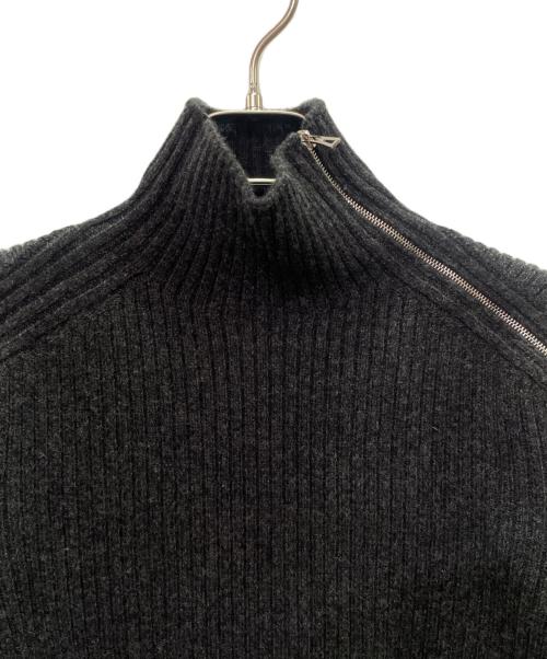 HERMES（エルメス）HERMES (エルメス) ウール ハイネックニット グレー サイズ:36の古着・服飾アイテム