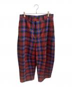 Vivienne Westwood manヴィヴィアン ウェストウッド マン）の古着「バルーンチェックパンツ」｜レッド×ブルー