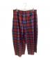 Vivienne Westwood man (ヴィヴィアン ウェストウッド マン) バルーンチェックパンツ レッド×ブルー サイズ:48：60000円