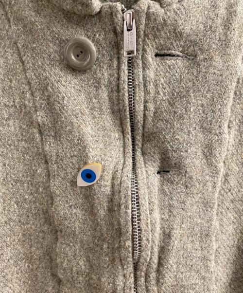 UNDERCOVER（アンダーカバー）UNDERCOVER (アンダーカバー) 縮絨ベスト グレー サイズ:4の古着・服飾アイテム