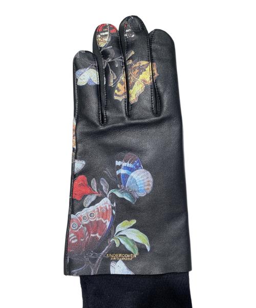 UNDERCOVER（アンダーカバー）UNDERCOVER (アンダーカバー) Seasonal Print グローブ ブラック サイズ:Ｆの古着・服飾アイテム