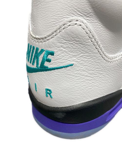 NIKE（ナイキ）NIKE (ナイキ) Air Jordan 5 Retro Grape ホワイト×パープル サイズ:28.5の古着・服飾アイテム
