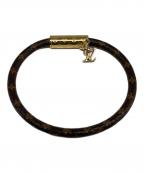 LOUIS VUITTONルイ ヴィトン）の古着「ブレスレット・LVプッシュ」｜ブラウン