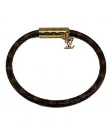 LOUIS VUITTON（ルイ ヴィトン）の古着「ブレスレット・LVプッシュ」｜ブラウン