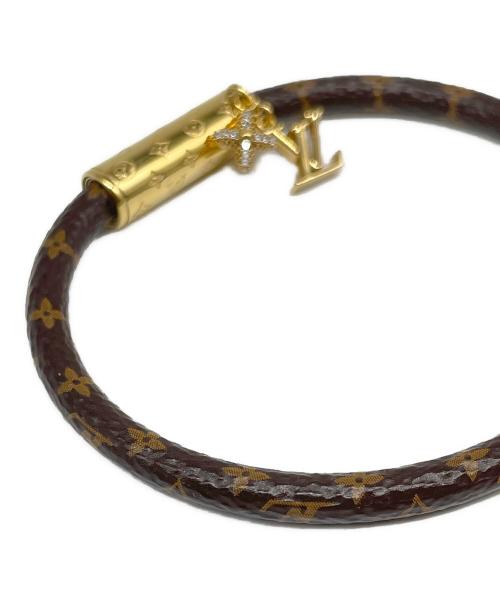 LOUIS VUITTON（ルイ ヴィトン）LOUIS VUITTON (ルイ ヴィトン) ブレスレット・LVプッシュ ブラウンの古着・服飾アイテム