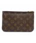 LOUIS VUITTON (ルイ ヴィトン) リバース モノグラム ポシェット・ドゥーブル ジップ/ショルダーバッグ ブラウン サイズ:-：200000円