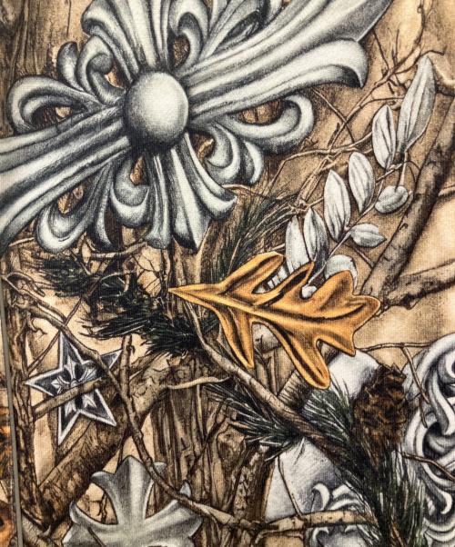 CHROME HEARTS（クロムハーツ）CHROME HEARTS (クロムハーツ) NIKE (ナイキ) NOCTA (ノクタ) CHROME HEARTS×NIKE×NOCTA　スウェットパンツ ベージュ サイズ:Sの古着・服飾アイテム