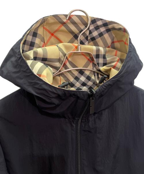 BURBERRY（バーバリー）BURBERRY (バーバリー) リバーシブル チェック ジャケット ブラック×ベージュ サイズ:Lの古着・服飾アイテム
