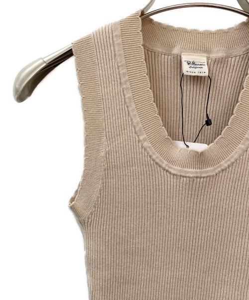 Ron Herman（ロンハーマン）Ron Herman (ロンハーマン) リブニットタンクトップ ベージュ サイズ:XSの古着・服飾アイテム