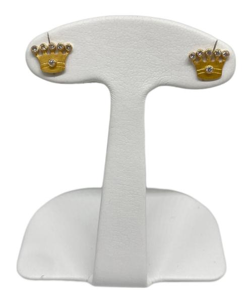 Marie-Helene de Taillac（マリーエレーヌドゥタイヤック）Marie-Helene de Taillac (マリーエレーヌドゥタイヤック) クラウン ダイヤモンドピアス サイズ:-の古着・服飾アイテム