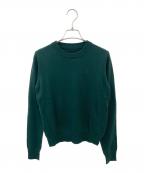 Maison Margielaメゾンマルジェラ）の古着「エンブロイダードM ニット」｜グリーン