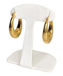 CELINE（セリーヌ）の古着「ボールドフープピアス」｜ゴールド