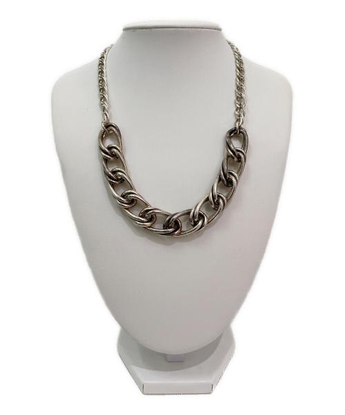 philippe audibert（フィリップオーディベール）philippe audibert (フィリップオーディベール) チェーンネックレス シルバーの古着・服飾アイテム