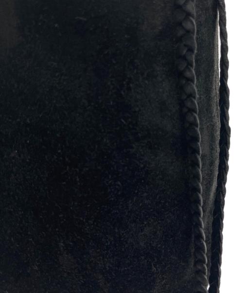 CHROME HEARTS（クロムハーツ）CHROME HEARTS (クロムハーツ) クロスパッチドローストリングサック巾着 ブラック サイズ:-の古着・服飾アイテム