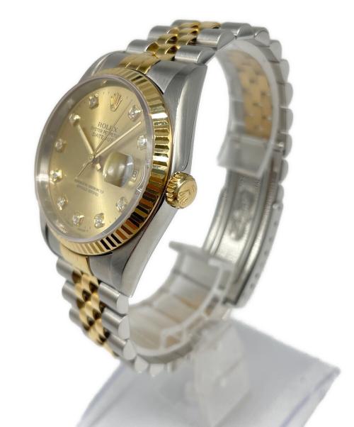 ROLEX（ロレックス）ROLEX (ロレックス) Datejust 36 デイトジャスト36mm 10Pダイヤ Ref.16233G シャンパン文字盤 シャンパンゴールド サイズ:36mm/17.5cmの古着・服飾アイテム