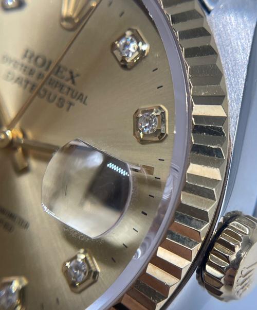 ROLEX（ロレックス）ROLEX (ロレックス) Datejust 36 デイトジャスト36mm 10Pダイヤ Ref.16233G シャンパン文字盤 シャンパンゴールド サイズ:36mm/17.5cmの古着・服飾アイテム