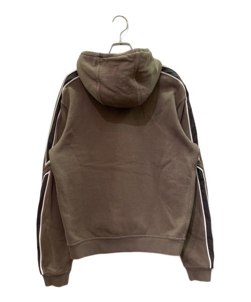 HERMES（エルメス）HERMES (エルメス) ランH ジップアップ スウェットパーカー ブラウン サイズ:Ｓの古着・服飾アイテム