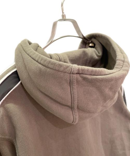 HERMES（エルメス）HERMES (エルメス) ランH ジップアップ スウェットパーカー ブラウン サイズ:Ｓの古着・服飾アイテム