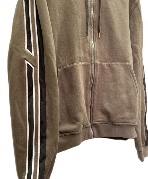 HERMES（エルメス）HERMES (エルメス) ランH ジップアップ スウェットパーカー ブラウン サイズ:Ｓの古着・服飾アイテム
