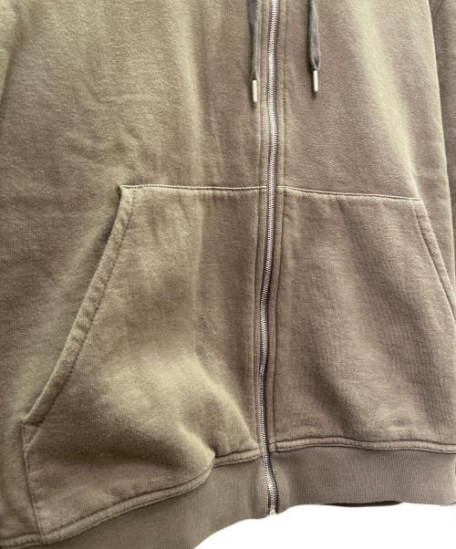 HERMES（エルメス）HERMES (エルメス) ランH ジップアップ スウェットパーカー ブラウン サイズ:Ｓの古着・服飾アイテム