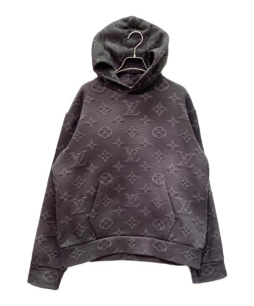LOUIS VUITTON（ルイ ヴィトン）LOUIS VUITTON (ルイ ヴィトン) ヴィージルアブロー3D モノグラム プルオーバ ブラック サイズ:Ｍの古着・服飾アイテム