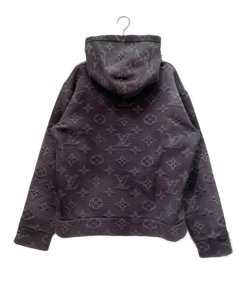 LOUIS VUITTON（ルイ ヴィトン）LOUIS VUITTON (ルイ ヴィトン) ヴィージルアブロー3D モノグラム プルオーバ ブラック サイズ:Ｍの古着・服飾アイテム