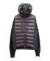 MONCLER（モンクレール）の古着「ダウン切替 パーカー」｜ブラック