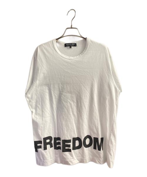 COMME des GARCONS HOMME DEUX（コムデギャルソン オム ドゥ）COMME des GARCONS HOMME DEUX (コムデギャルソン オム ドゥ) 半袖カットソー ホワイト サイズ:Lの古着・服飾アイテム