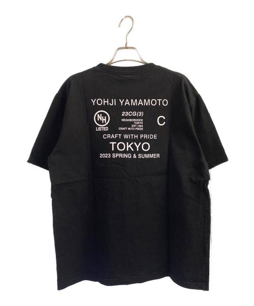 NEIGHBORHOOD（ネイバーフッド）NEIGHBORHOOD (ネイバーフッド) YOHJI YAMAMOTO (ヨウジヤマモト) 半袖カットソー ブラック サイズ:Lの古着・服飾アイテム