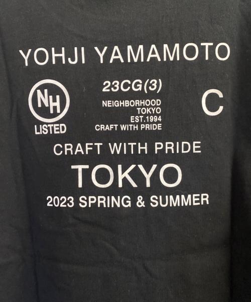 NEIGHBORHOOD（ネイバーフッド）NEIGHBORHOOD (ネイバーフッド) YOHJI YAMAMOTO (ヨウジヤマモト) 半袖カットソー ブラック サイズ:Lの古着・服飾アイテム